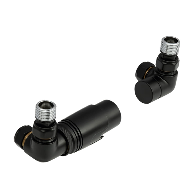 Komplet termostatyczny 1/2" PHA-037CM lewy czarny mat PERFEXIM