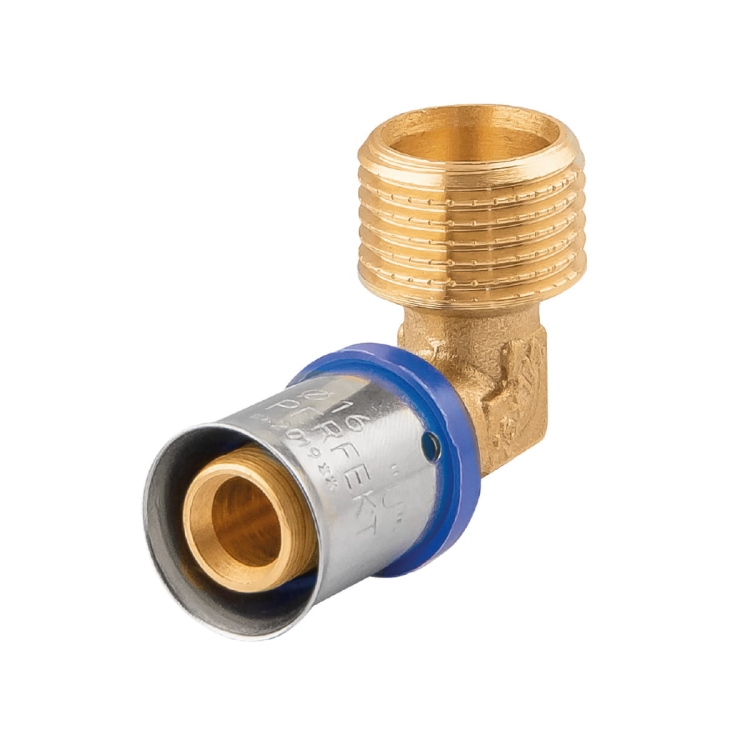 Kolano gz 16x3/4" zaprasowywane pex 734 PERFEXIM