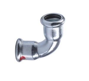 Łuk dwukielichowy 90° 22 SANHA-THERM 124002A22