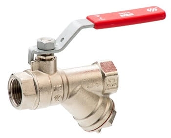 Zawór kulowy 3/4" w/w z filtrem skośnym z rączką SENA 152304 ARCO