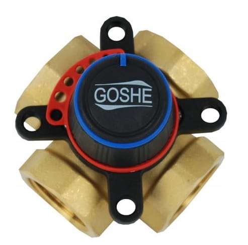 Zawór mieszający 4-drogowy 1" EMIX 0360.425 GOSHE