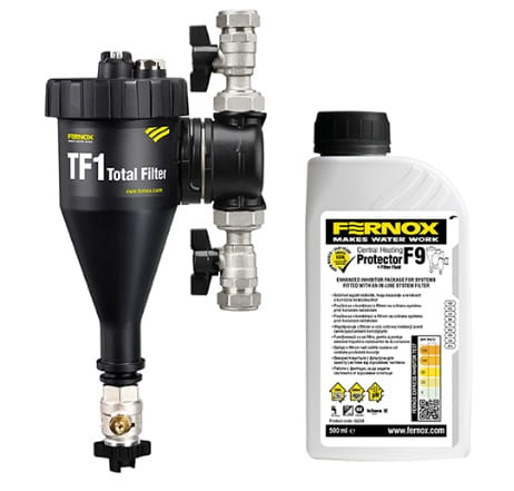 FERNOX filtr magnetyczny hydrocyklonowy TF1 Total Filter 3/4" + Filter Fluid F9 62147