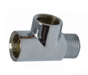 chrom Trójnik 1/2 gw x 1/2gw x 1/2 gz do grzałki 0470.096 GOSHE