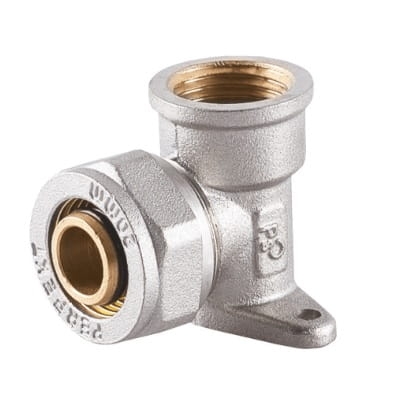 Kolano z mocowaniem 16x1/2" gw skręcane PEX 707 PERFEXIM
