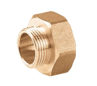 Mufa-Nypel redukcyjny 3/4x1/2 gw/gz mosiężny 5111 PERFEXIM