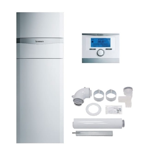 VAILLANT PAKIET 0010018228 kocioł gazowy kondensacyjny ecoCompact VSC 206/4-5 z wbudowanym zasobnikiem 150l + sterownik multiMATIC 700/4 + zestaw do szachtu