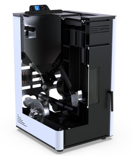 DEFRO KCO-HP-12 kominek na pellet HYDROPELL 12 kW