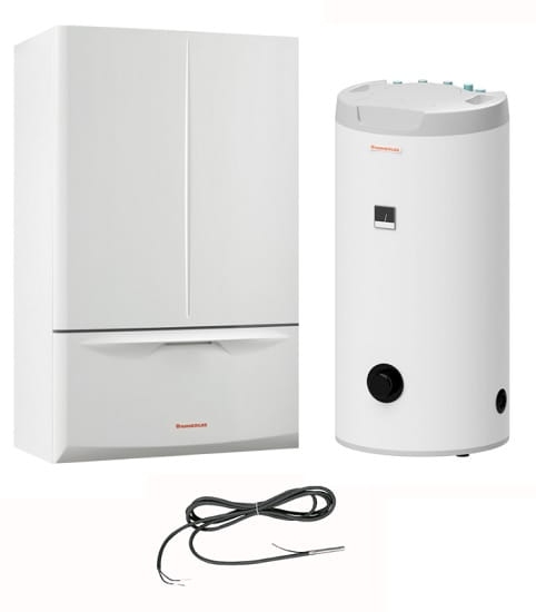 IMMERGAS PAKIET STANDARD 99000254 kocioł VICTRIX EXTRA 35 + zasobnik UBS125V3 c.w.u. 125 l + sonda kontaktowa