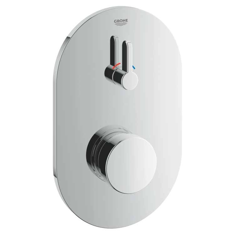Bateria prysznicowa samozamykająca Eurosmart Cosmopolitan T, z mieszaczem, do elementu podtynkowego 36321000 GROHE
