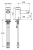 Bateria umywalkowa samozamykająca Petit SC-M, 1/2, chrom 021510699 SCHELL