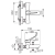 Bateria wannowa Algeo Medico, bez zestawu natryskowego, chrom BAGM1 FERRO SCHEMAT