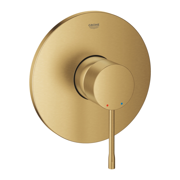 Bateria podtynkowa jednouchwytowa Essence, do jednego wyjścia wody, brushed cool sunrise 24057GN1 GROHE