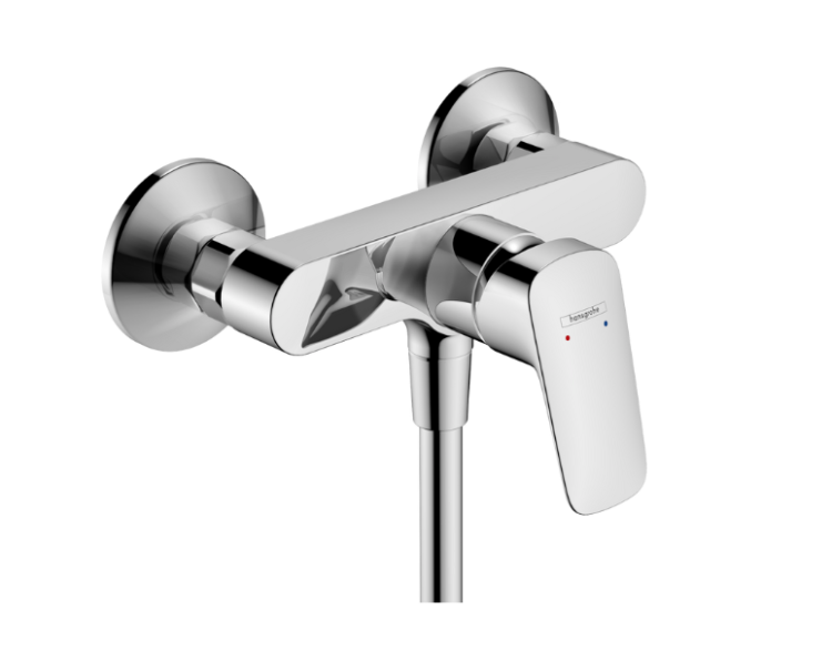 Bateria prysznicowa Logis, jednouchwytowa, natynkowa, chrom 71600000 HANSGROHE