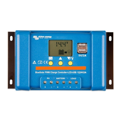 BlueSolar PWM-LCD USB 12/24V-5A