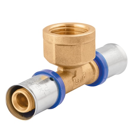 Trójnik gw 32x1 zaprasowywany pex 73A PERFEXIM