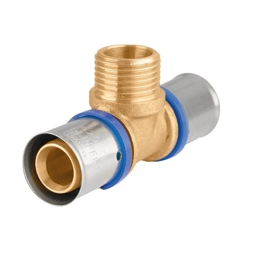 Trójnik gz 20x1/2" zaprasowywany pex 739 PERFEXIM