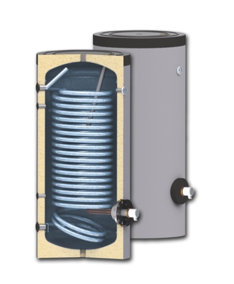 OEM ENERGY ZB-26-0151 pionowy podgrzewacz wody emaliowany OEM CERAMIC V2 HP 151 G z 1 wężownicą 150 l