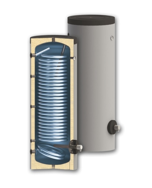 OEM ENERGY ZB-26-0521 pionowy podgrzewacz wody emaliowany OEM CERAMIC V2 HP 521 G z podwójną 1 weżownicą 500 l