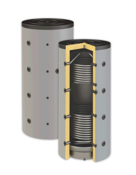 OEM ENERGY ZB-23-0602 zbiornik buforowy izolowany OEM BLACK v4 602 G z 2 wężownicami 600 l