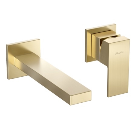 Bateria umywalkowa ARS podtynkowa, brushed gold 2420490 VALVEX