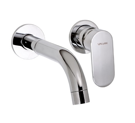 Bateria umywalkowa Tube podtynkowa, chrom 2454790 VALVEX