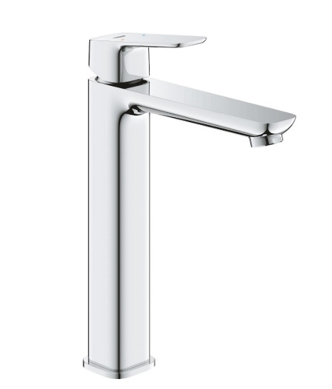 Bateria umywalkowa CUBEO rozmiar XL chrom ogranicznik przepływu 5 l/min bez zestawu odpływowego 1017290000 GROHE