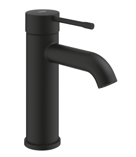 Bateria umywalkowa ESSENCE rozmiar S głowica ceramiczna zużycie wody 5,7 l/min bez zestawu odpływowego czarna 24172KF1 GROHE