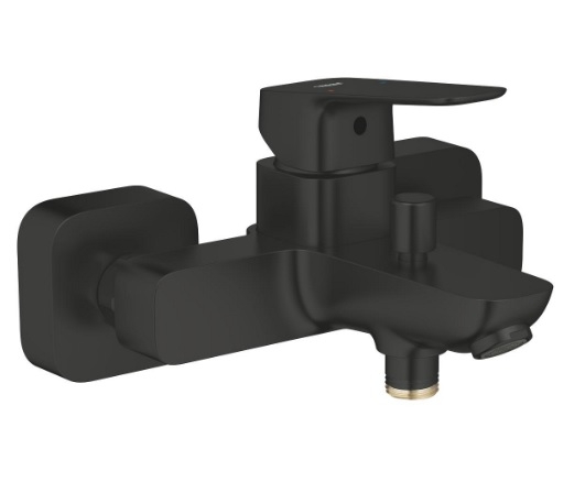 Bateria wannowa Cubeo, jednouchwytowa, kolor matte black 1018132430 GROHE