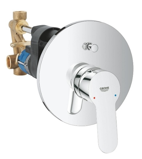 Bateria wannowa BauEdge, jednouchwytowa, kolor chrom 29079000 GROHE