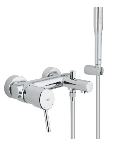 Bateria wannowa Concetto, jednouchwytowa, kolor chrom 32212001 GROHE