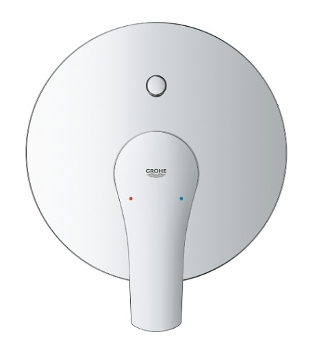Bateria wannowa Eurosmart, jednouchwytowa, montaż ścienny natynkowy, głowica ceramiczna 46 mm, kolor chrom 33305003 GROHE