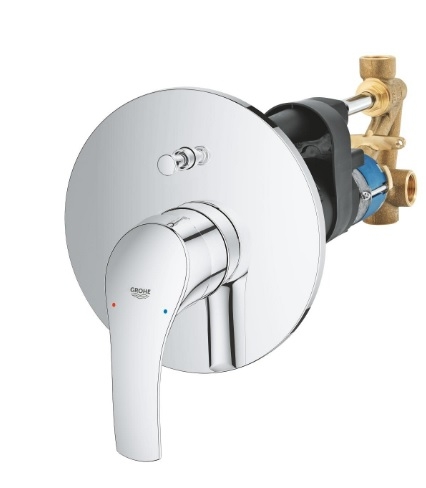 Bateria wannowa Eurosmart, jednouchwytowa, kolor chrom 33305002 GROHE