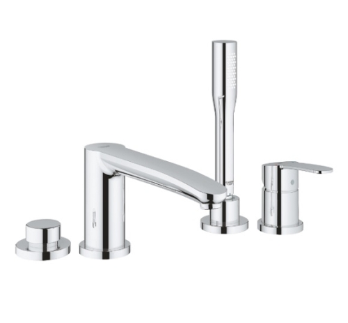 Bateria wannowa Eurostyle Cosmopolitan, 4-otworowa, jednouchwytowa, kolor chrom 23048003 GROHE