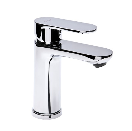 Bateria umywalkowa Tube Eco, stojąca jednootworowa, z korkiem spustowym, kolor chrom 2454800 VALVEX