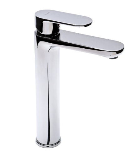 Bateria umywalkowa Tube, stojąca jednootworowa wysoka, kolor chrom 2454820 VALVEX