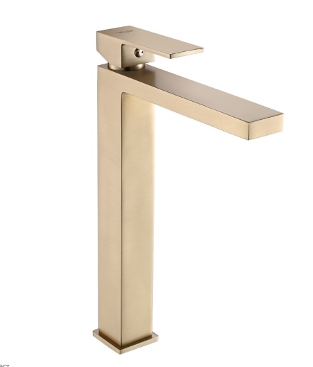 Bateria umywalkowa ARS, stojąca wysoka, kolor Brushed Gold 2420460 VALVEX