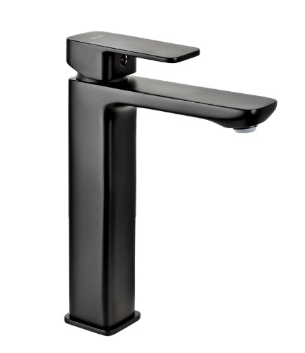Bateria umywalkowa Loft Black, stojąca wysoka, kolor Black mat 2455910 VALVEX