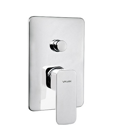 Bateria wannowo-prysznicowa Loft White, podtynkowa, kolor biały / chrom 2456570 VALVEX