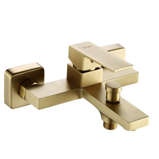 Bateria wannowa ARS Brushed Gold, bez akcesoriów, kolor złoto PVD 2420470 VALVEX