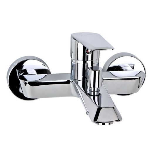 Bateria wannowa Quasar, ścienna, kolor chrom 2446830 VALVEX