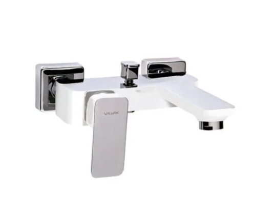 Bateria wannowa Loft White, kolor biały/chrom 2456520 VALVEX