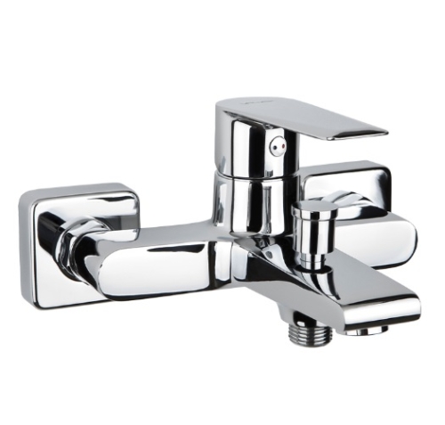 Bateria wannowa Esto, ścienna, kolor chrom 2414220 VALVEX