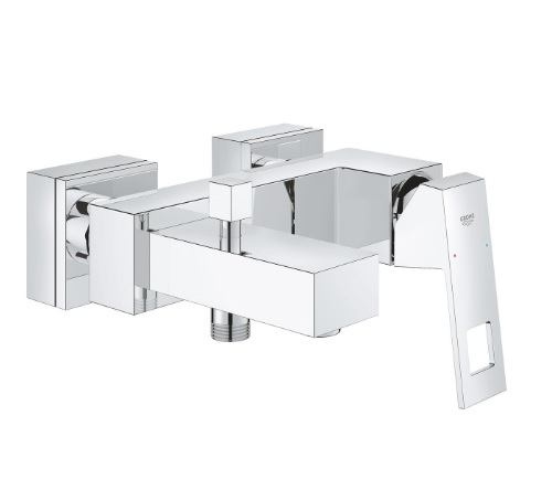Bateria wannowa EuroCube, jednouchwytowa, montaż ścienny, kolor chrom 23140000 GROHE