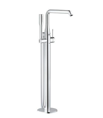 Bateria wannowa Essence, jednouchwytowa, do montażu podłogowego, z zestawem punktowym 23491001 GROHE