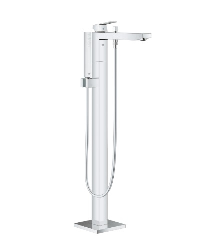 Bateria wannowa EuroCube, wolnostojąca, głowica ceramiczna 35 mm, wysięg 298 mm, kolor chrom 23672001 GROHE