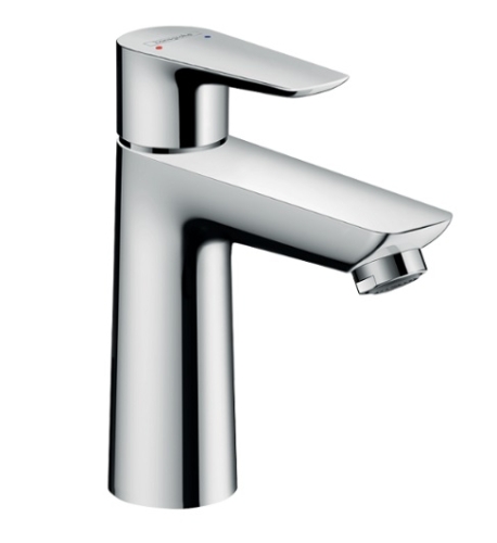 Bateria umywalkowa Talis E 110 LowFlow, jednouchwytowa, z kompletem odpływowym, kolor chrom 71715000 HANSGROHE