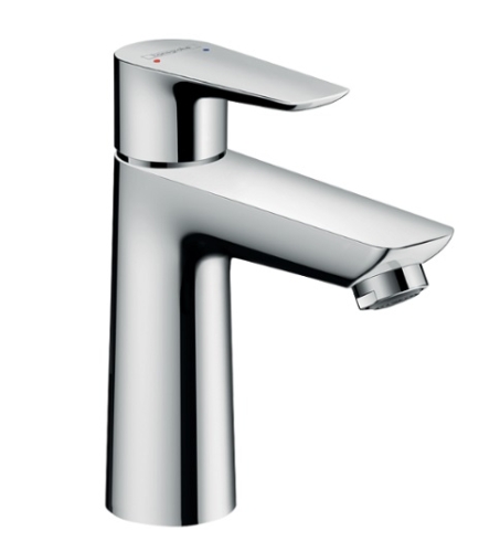 Bateria umywalkowa Talis E 110, jednouchwytowa, z kompletem odpływowym Push-Open, DN15, kolor chrom 71711000 HANSGROHE