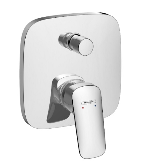 Bateria wannowa Logis, jednouchwytowa, podtynkowa, kolor chrom 71405000 HANSGROHE