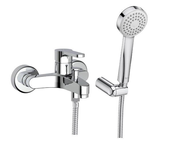 Bateria wannowo-prysznicowa Arola, z zestawem, chrom A5A0A6AC0K ROCA