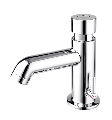 Bateria umywalkowa Presstige, stojąca, czasowa, z regulacją temperatury, kolor chrom Z201R FERRO